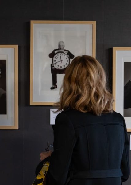 famous portraits at the CUE hotel in Montenegro